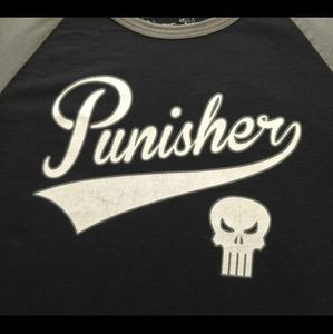 Marvel Punisher Baseball Shirt